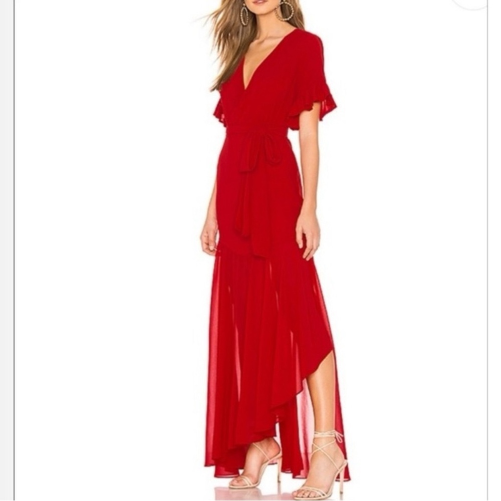 Privacy Please Red Maxi Dress